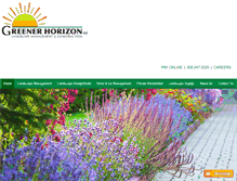 Tablet Screenshot of greenerhorizon.com